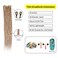 20 Inch Thin 0.6cm Dreadlock Extensions Soft Handmade Synthetic Dreads SE Light Brown Braids Dreads Locs Extension 20 Strands/Pack