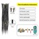 20 Inch Thin 0.6cm Dreadlock Extensions Soft Handmade Synthetic Dreads Hip Hop Reggae Locs Extensions 4# 20 Strands/Pack