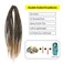 20" Double Ended Dreadlock Extensions 15 Strands 1B/Honey Brown DE Synthetic Handmade Braiding Dread Extensions