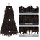 Niseyo Faux Locs Crochet Hair 18 Inch Soft locs, 6 Packs Short Crochet Locs Pre Looped Crotchet Straight Synthetic Hair Extensions (4#, Brown)
