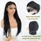 MISS FANCY 24 Inch Box Braided Wigs for Black Women 13x4 Lace Front Wig Twist Dreadlock Afro Curly Black Wigs Handmade Synthetic Cornrow Braided Knotless Pre-plucked Wigs with Baby Hair