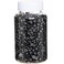 2500pcs Hair Extentions Micro Rings Links Beads, 5mm Silicone Lined Beads for Human Hair Extensions Tool-Black