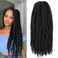 30 Inch Marley Twist Braiding Hair Marley Hair Crochet Braids 6Pack Long Afro Kinky Synthetic Kanekalon Fiber Marley Hair For Twists Braiding Hair Extensions(30 inch，1#)