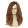 Mens Long Brown Curly Wig 70s 80s Side Part Synthetic Wigs Fluffy Daily Cosplay Custome Hair Wig