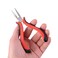 Hair Extensions Tool Kit: 200 Pcs Silicone Lined Micro Links Beads, 1 Three Hole Hair Pliers, 1 Roll Sewing Thread, 1 Loop Needle Threader, 1 Pulling Hook Needle, 8 Sewing Needles (Blonde)