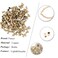 Flare Copper Tubes 3.0mm Micro Rings Links Beads Non-Silicone Flared Euro Locks Hair Staples Tools for I-tip Hair Extensions (500Pcs Beige)