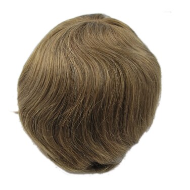 Hair Toupee for Men Light Brown Mens Hair Unit Undetectable French Lace front Hairpiece