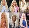 Honey Blonde Blonde 613 Blonde Human Hair Body Wave Bundles Brazilian Body Remy Hair Color 613 Brazilian Virgin Hair Extension Double Weft 100g/Pc 3 Bundles for Black Women