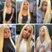 613 Bundles Human Hair Blonde Straight Human Hair Bundles 12 14 16 Inch 8A Peruvian Virgin Remy Hair 3 Bundles 613 Straight Bundles Double Weft Hair Extensions For Women