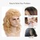 Blonde Mullet Wig with Bangs - Disco Party Men's Wig, Heat Resistant Synthetic Hair, 70's Style