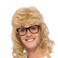 Blonde Mullet Wig with Bangs - Disco Party Men's Wig, Heat Resistant Synthetic Hair, 70's Style