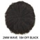 Hair Unit for Black Men Afro Toupee Curly Hair Replacement System Hair Piece African American Man Hairpiece (1B# Natural Black, 2MM Afro Wavy)