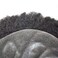 Hair Unit for Black Men Afro Toupee Curly Hair Replacement System Hair Piece African American Man Hairpiece (1B# Natural Black, 2MM Afro Wavy)
