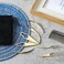 WILLBOND 8 Pcs Dreadlock Interlocking Tool for Locs Sisterlock Retighten Tool for Dreadlocks Interlocks Crochet Braiding Hair Tightening Extensions Accessory (Gold)
