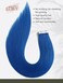 Loxxy Blue Human Tape in Hair Extensions 14inch Hair Extensions Real Human Hair 25g Skin Weft Natural Hair for Women Tape in Human Hair Extensions Straight Hair for Women 10 Pieces