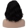 MAGQOO Black Wig for Women Black Bob Wig Short Black Wig Curly Wavy Black Wigs SIde Part Synthetic Heat Resistant