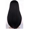 BERON Black Wigs Straight Long Wig Middle Part Women's Wig for Cosplay Halloween Party or Daily Use Wig Cap Included