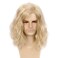 REEWES Mens Wig 613 Long Men Wigs Wig Curly Wave Layered Hair with Cap Flame Redartant Synthetic Hair Wig Natural Hair Wig for Male Daily Party Costume Cosplay Wear (Blonde)