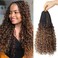 Goddess Box Braids Crochet Hair With Curly Ends 16 Inch Bohomian Box Braids Crochet Braids 8 Packs 3X Crochet Braids Synthetic Braiding Hair Extension for Black Women (16 Inch (Pack of 8), 4-30)&hellip;&hellip;