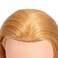 20-22" 100% Human hair Mannequin head Training Head Cosmetology Manikin Head Doll Head with free Clamp Stand (Blonde)