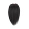 Black Invisible Human Hair Toppers For Women Seamless Clip In Hair Extension Hair Piece Short Fake Fringe Hair Lining of Hair Top Hairpieces,Hair Extensions, Hair Bangs Accessories(25cm, Black)