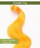 3Packs Body Wave Braiding Hair with Crochet Hook 24Inch Pre-Feathered Braiding Hair Deep Wave Crochet Hair French Curl Crochet Braids Synthetic Hair for Boho Box Braids Goddess Hair(Orange)