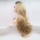 xiweiya Wigs Long Natural Wavy Ombre Blonde Synthetic Lace Front Wigs with Dark Roots Side Part Ombre Wig Light Mixed Blonde Hair Replacement Wig for Women, Drag Queen Makeup 24inch