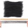 Afro Kinky Curly Braiding Bulk Hair For Mini Twists,10 Inch 3 Bundles 90g Afro Kinky Bulk Synthetic Hair For Locs Repair, Dreadlock Extensions, Braiding Afro Kinky Hair（30g/pack）