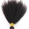 ZigZag Hair Afro Kinky Curly Flat Tip Human Hair Extensions 4B 4C Flat Tip Keratin Hair Extensions 100strands Hair Extensions Fusion Human Hair Natural Color (4B 4C, 20 Inch)