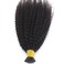 ZigZag Hair Afro Kinky Curly Flat Tip Human Hair Extensions 4B 4C Flat Tip Keratin Hair Extensions 100strands Hair Extensions Fusion Human Hair Natural Color (4B 4C, 20 Inch)