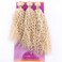 Blonde Synthetic Bundles Kinky Curly Hair Weave Extensions 613 Color 16 18 20 Inches Mixed Length 3 Bundles Heat Resistant Fiber
