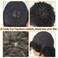 zigzag hair Afro Kinky Curly Wig with Bangs Human Hair,Full Machine Made Scalp Top Wig 250% Density Natural Hair Wig for Black Women Short Curly Bang Wig (16 Inch)