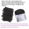 Afro Kinkys Bulk Human Hair 16 Inch 30g/Bundle Black 16 Inch Afro Kinky Bulk 100% Human Hair Afro Kinky Hair Bleach Before Dyeing(30 Gram Each Package)