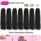 Passion Twist Hair-14 Inch 7 Packs Water Wave Crochet Hair,Black Curly Wrapping Hair For Women Braiding Hair Passion Twist/Butterfly Locs/Spring Twists Crochet Braids(14 Inch, 1B#)