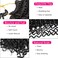 Passion Twist Hair-14 Inch 7 Packs Water Wave Crochet Hair,Black Curly Wrapping Hair For Women Braiding Hair Passion Twist/Butterfly Locs/Spring Twists Crochet Braids(14 Inch, 1B#)
