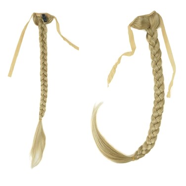 Aimole 24" Long Fishtail Braid Ponytail Wrap Around Extension Synthetic Binding Band Hairpiece #15BT613