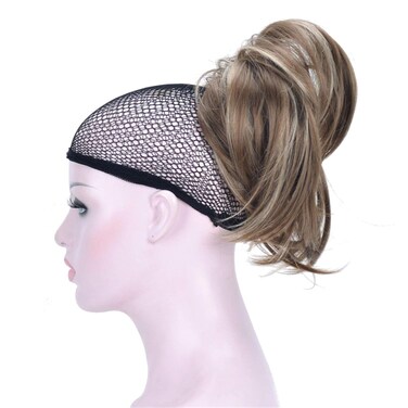 Aimole Adjustable Ponytail Clip-on Straight Wig Short Extensions Synthetic Hair Hairpiece (12TT26)