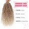Alicoco Goddess Locs Crochet Hair 14 Inch 8 Packs Faux Locs Crochet Hair For Women Boho Soft Locs Pre-looped River Crochet Locs With Curly Ends (14 Inch (Pack of 8), 27/613)