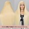 Alididi 30Inch 613 13x6 Lace Front Wig Human Hair 200 Density 613 Lace Front Wig Human Hair Blonde Wig Human Hair Straight Lace Frontal Wig Human Hair Pre Plucked With Baby Hair (613 Blonde Wig)