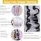 Leeven White Braiding Hair Pre Stretched 2 Packs Ombre Jumbo Braiding Hair Extensions 26 Inch High Temperature Synthetic Fiber Hair Extension for Box Braids Crochet(White#)