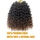 Gogo Curl 18 Inch 8 Packs Curly Crochet Hair for Black Women Ombre Dark Brown Color Wavy Beach Curls Crochet Hair Water Wave Go Go Crotchet Hair Curly Braiding Hair Extensions(18inch 8pack, 1b/30)