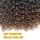 Gogo Curl 18 Inch 8 Packs Curly Crochet Hair for Black Women Ombre Dark Brown Color Wavy Beach Curls Crochet Hair Water Wave Go Go Crotchet Hair Curly Braiding Hair Extensions(18inch 8pack, 1b/30)