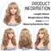 Blonde Wavy Wigs with Bangs for White Women Short Brown Wig with Bangs Synthetic Wavy Bob Wig Shoulder Length 14 Inch Hair for Daily Using Party Natural Looking(2214)