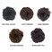 Messy Bun Hair Pieces for Women Synthetic Curly Wavy Bun Hair Extension Fluffy Hair Piece Bun Hair Scrunchies Accessories (Dark Brown #2/33)