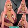 ANDRIA 13x6 HD Lace Front Wigs 200% Density Pink Straight Glueless Lace Wigs Light Pink Lace Frontal Wigs for Black Women Synthetic Heat Resistant Fiber Hair Wig With Baby Hair Pre Plucked 28 Inches