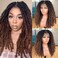 Annivia 20Inch Triangle Knotless Butterfly Locs Braided Wigs for Black Women