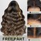 Arabella Balayage Lace Front Wig Human Hair 13x4 Ready to Go Glueless Wig 12A Hair 210% Density Body Wave Hair Balayage HD Lace Frontal Wig Pre Plucked With Baby Hair (24inch, 13X4 Body Wave Wig)