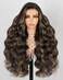 Arabella Balayage Lace Front Wig Human Hair 13x4 Ready to Go Glueless Wig 12A Hair 210% Density Body Wave Hair Balayage HD Lace Frontal Wig Pre Plucked With Baby Hair (24inch, 13X4 Body Wave Wig)