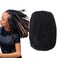 Afro Kinkys Bulk Human Hair For Dreadlocks, Loc Repair, Dreadlock Extensions, Twists, 100% Human Braiding Hair - 1 Bundle/Pack 35 grams, 1.2 Oz - (10 inch Color 1B) (1B, 10 Inch)