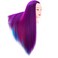 Stancia Mannequin Head with Hair,24"-26" Training Head Manikin Cosmetology Doll Synthetic Fiber, Hairdressing, Training Model with Stand (Mixed Colorful)